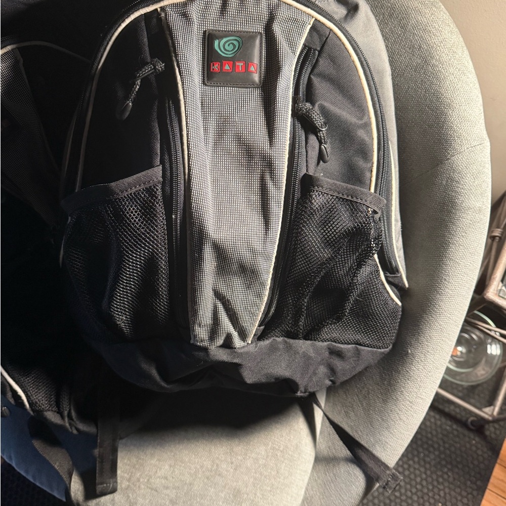 KATA Black and Gray Backpack